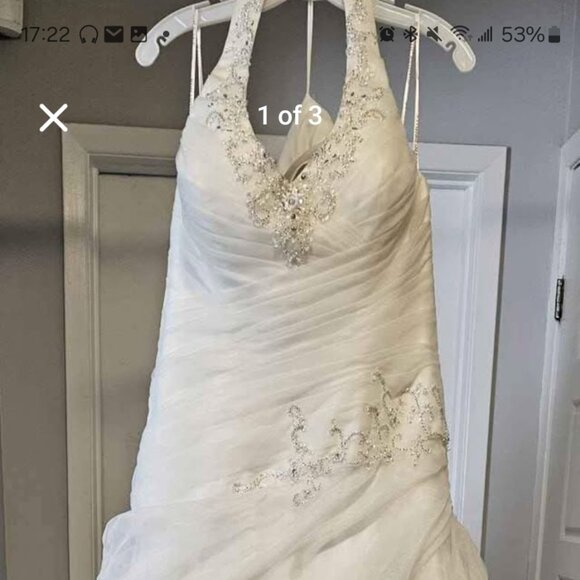 Size 16- Romantic Bridal Ivory - Picture 1 of 4